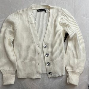 Stella & Lorenzo Ballon Sleeve Sweater